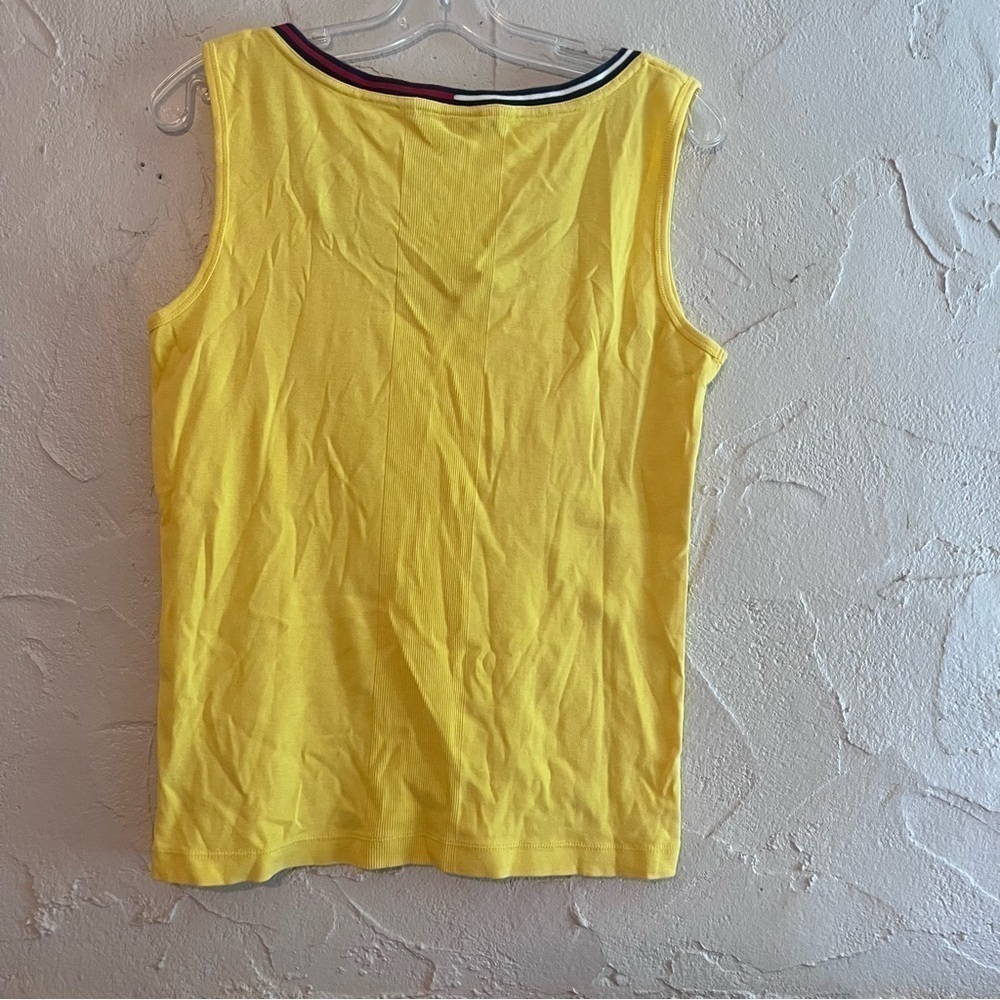 Tommy Hilfiger Yellow Sleeveless Top Size XL - Picture 2 of 6
